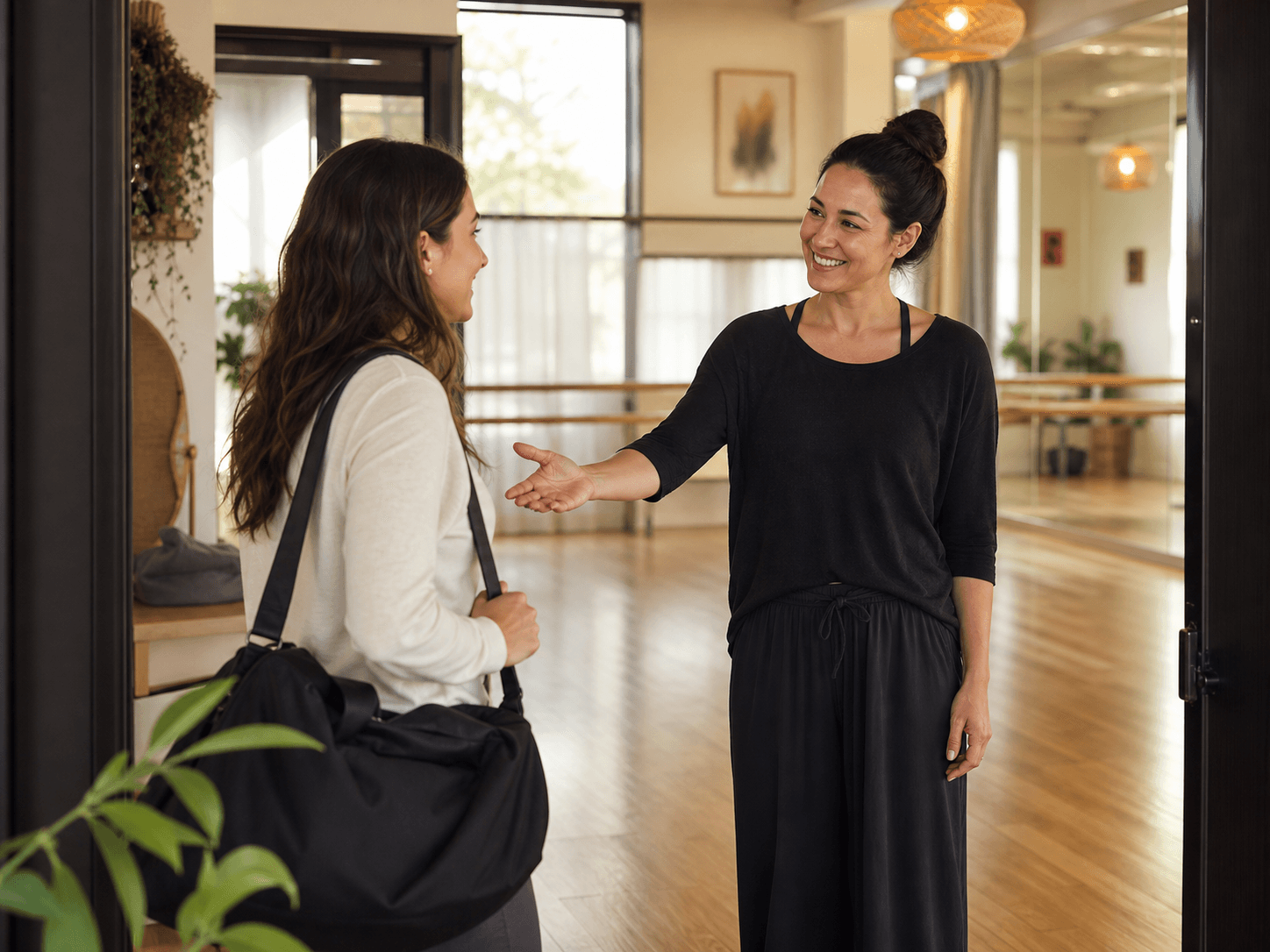 A welcoming first dance session for an adult beginner